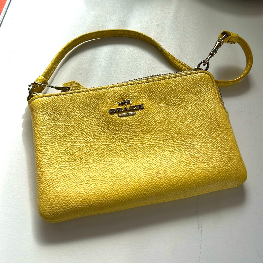 Yellow Coach Wristlet